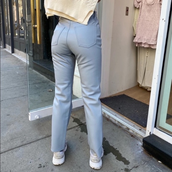 AGOLDE Recycled Leather 90s Pinch Waist Pants - Picture 6 of 6